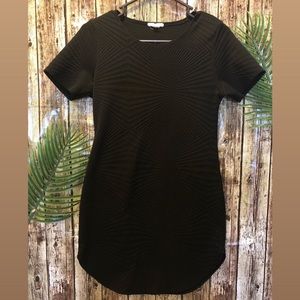 Agaci black dress with side splits